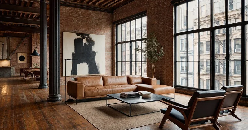 Les couleurs à éviter dans un salon de style industriel